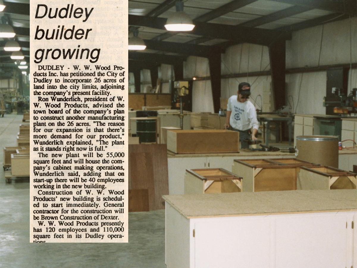 We grew to 120 employees... in 1991